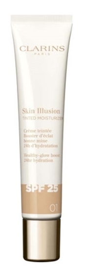 CLARINS SKIN ILLUSION TINTED MOISTURIZER SPF25 01 NEW